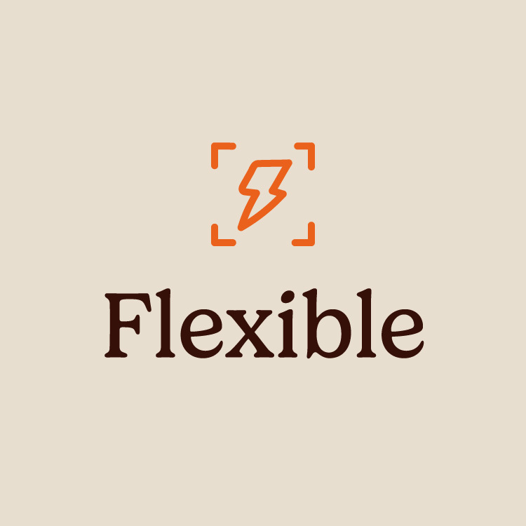 FlexibleCustom design with user friendly editing capabilities. Ideal for most clients and those that want custom design with limited hard coding for easier scalability and editing.